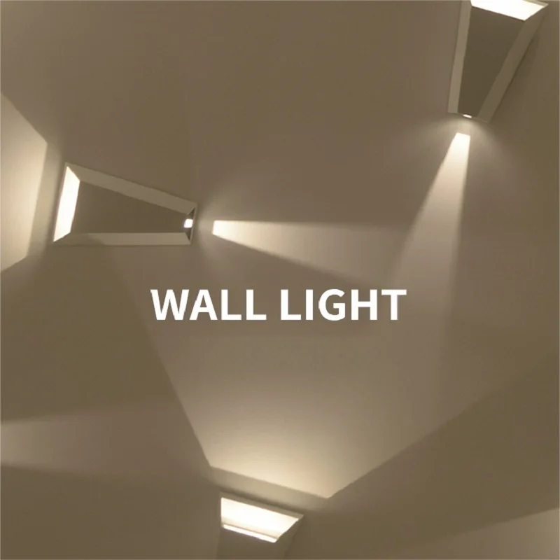 Современная уличная и комнатная Водонепроницаемая настенная лампа IP65 6 Вт/10 Вт
