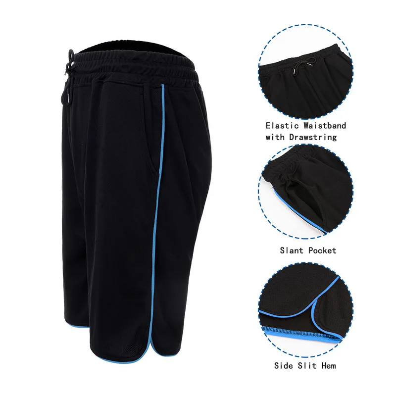 Новые модные мужские спортивные пляжные шорты брюки хлопковые для фитнеса