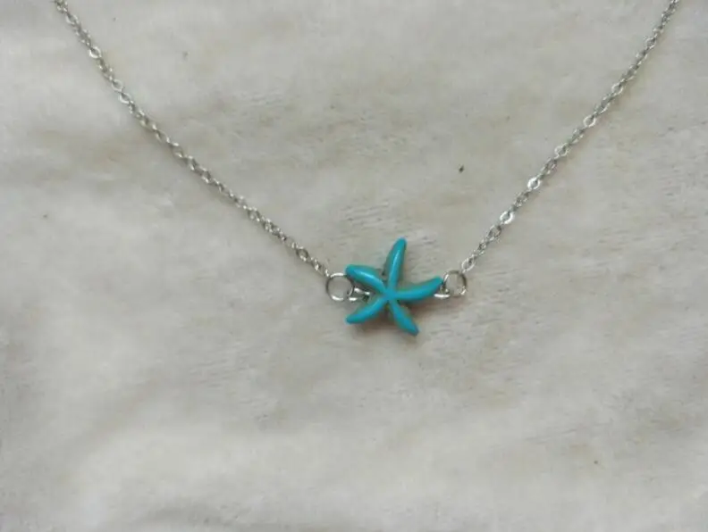 Комплект из серег и ожерелья в стиле ретро панк готика морская звезда|fashion jewelry