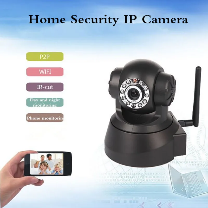 Wifi IP камера безопасности 1080 P робот HD видео Домашняя безопасность наблюдения 360 IR-CUT видение двухсторонняя аудио камера с детектором движения