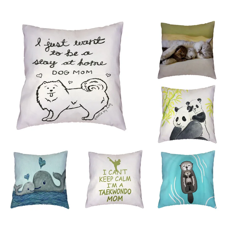 Очень дешевые Лунная Сова Подушка с изображением панды Бамбуковая выдрой чехол