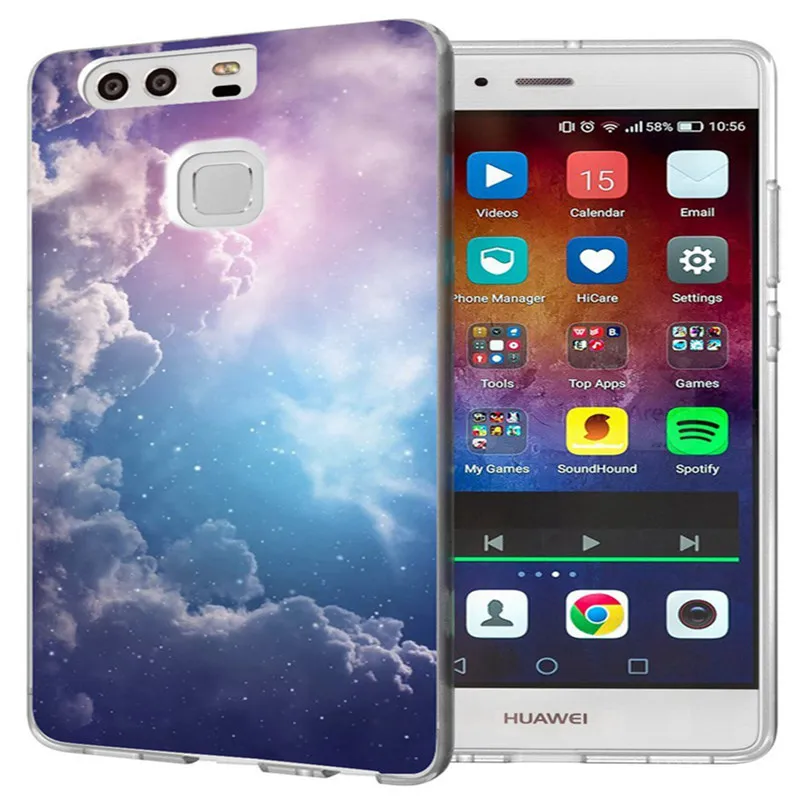 ТПУ роскошь для huawei P9 Lite/P8 Lite/P10Lite Y5 II 2 Y5ii Y6 Мягкий дизайн обложки Мрамор задняя