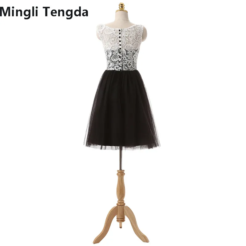 Женское кружевное мини платье Mingli короткое ТРАПЕЦИЕВИДНОЕ ПЛАТЬЕ с пуговицами на спине в наличии Tengda|lace