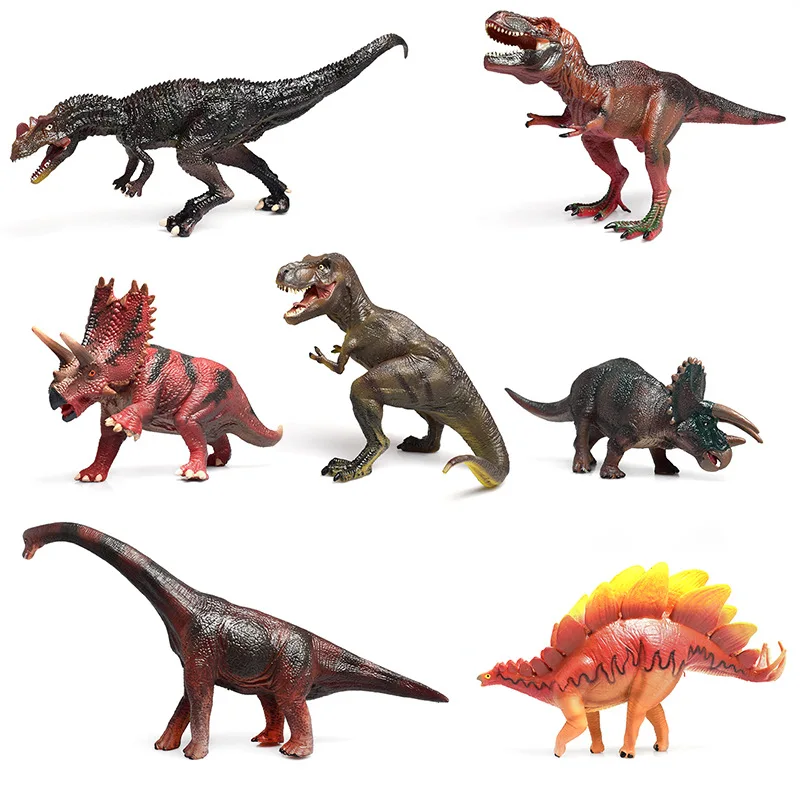 Детская динозавр игрушка динозавра Юрского периода Пластик модели T Rex аллозавр