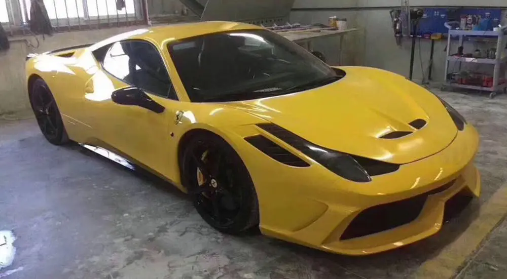 FRP передний бампер для FERRARI 458 бодикит передние бамперы оптом передний бампер