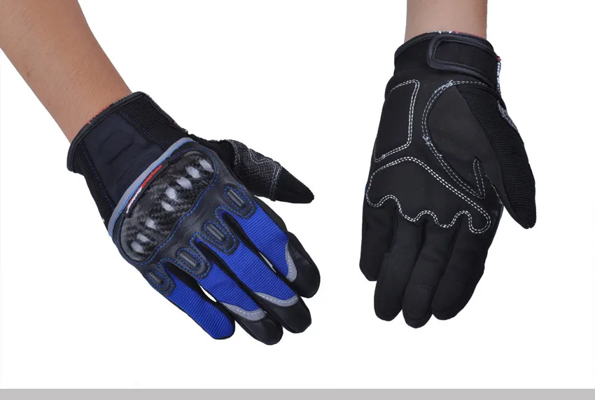 Новейший сенсорный экран motorcycle gloves перчатки мото AtV мотоциклетной перчатки Углеродное волокно мото защита m~XXl
