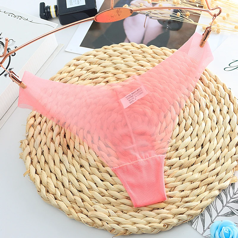 Горячая Распродажа женские сексуальные прозрачные сетчатые трусики бесшовное