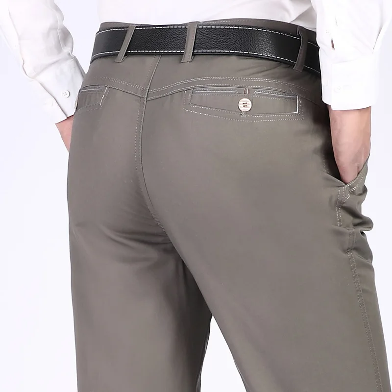 Брюки мужские хлопковые свободного покроя удобные прямые джоггеры повседневная