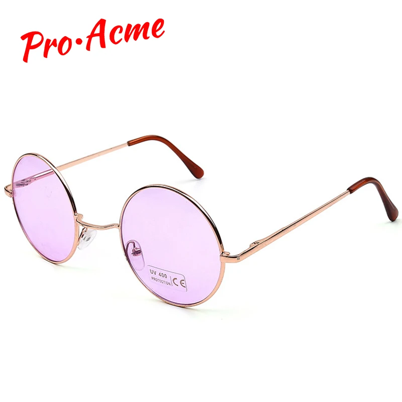 Pro Acme, Ретро стиль, круглые солнцезащитные очки для женщин, фирменный дизайн, хиппи, 60 S, Леннон, Винтажные Солнцезащитные очки, De Sol Gafas lunette CC0253