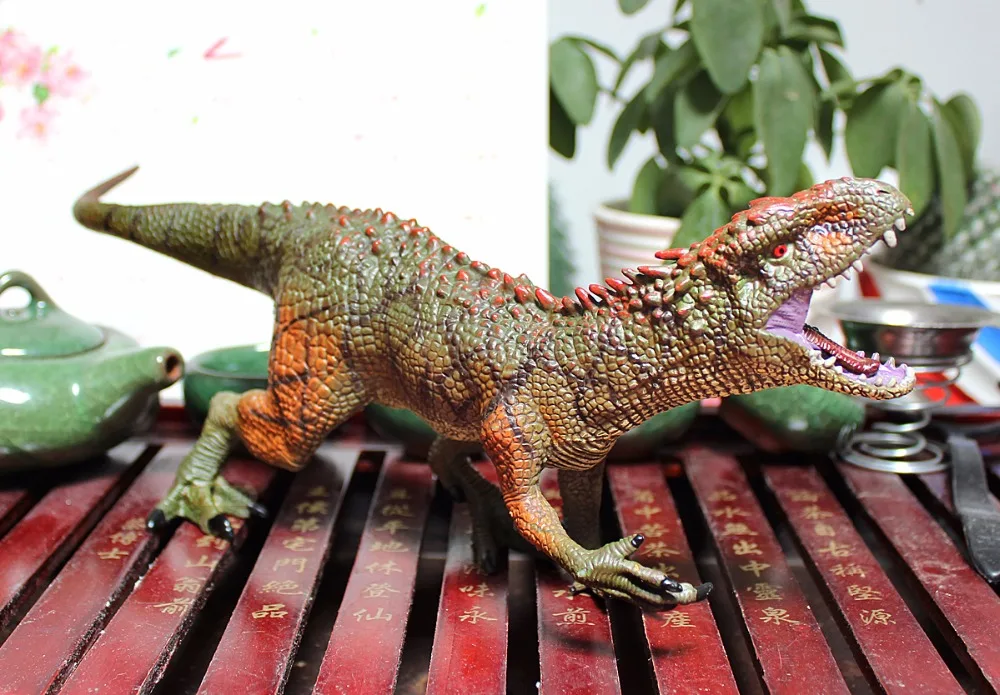 Wiben Юрского периода Carcharodontosaurus игрушка динозавр действие и игрушки Фигурки Животных Модель Коллекция Яркие ручной росписью сувенир подарок