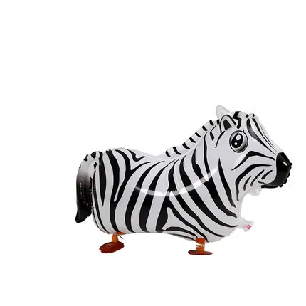 as picture 1pcs 6 шт./партия Тигр Зебра имитация окраски коровы воздуха латексные шары, гелий для детей подарок День рождения Декор в виде животных на тему зоопарка блоки игрушки - Цвет: as picture 1pcs