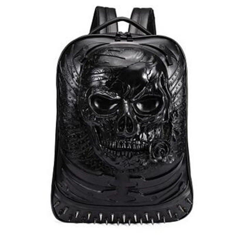 Steelsir 2018 Новый Панк модный рюкзак мужской персональный дорожный Готический Череп
