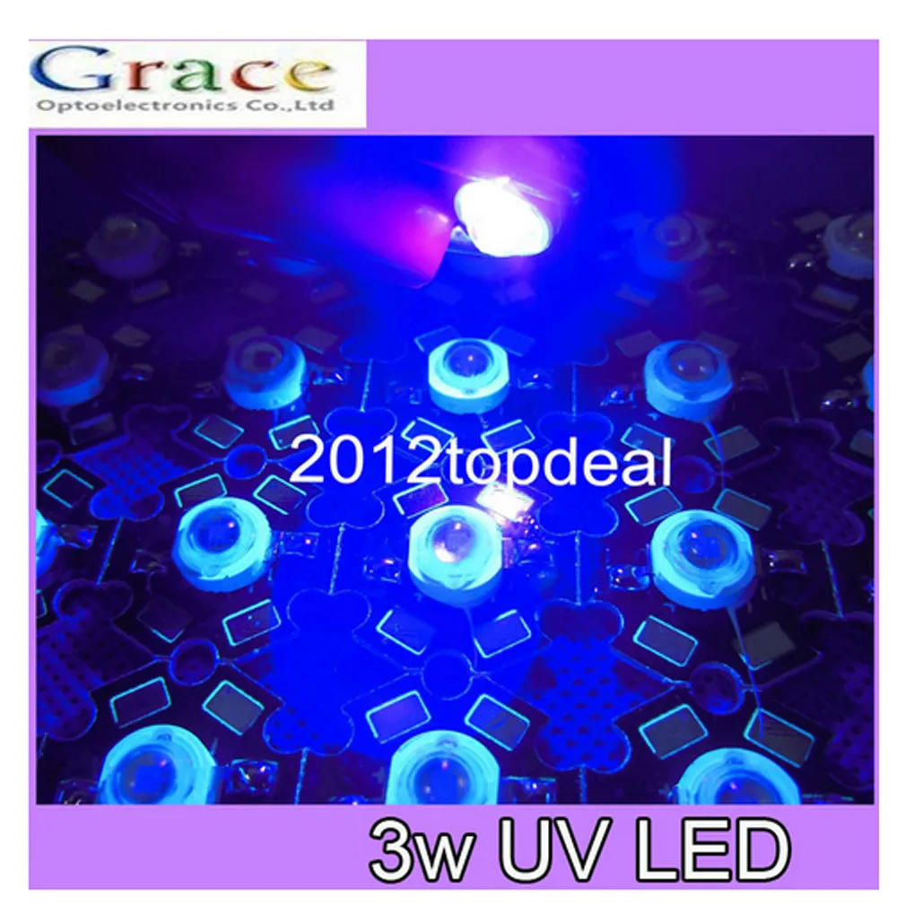 50 шт. Ультрафиолетовый светодиодный чип 3 Вт 395 400 нм|3w high power led|violet leduv led 3w |