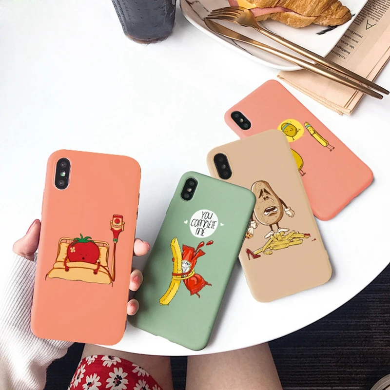 Забавный чехол для Iphone 7 6 6s 6Plus 8 Plus из силикона и мягкого ТПУ Xs Max | Мобильные