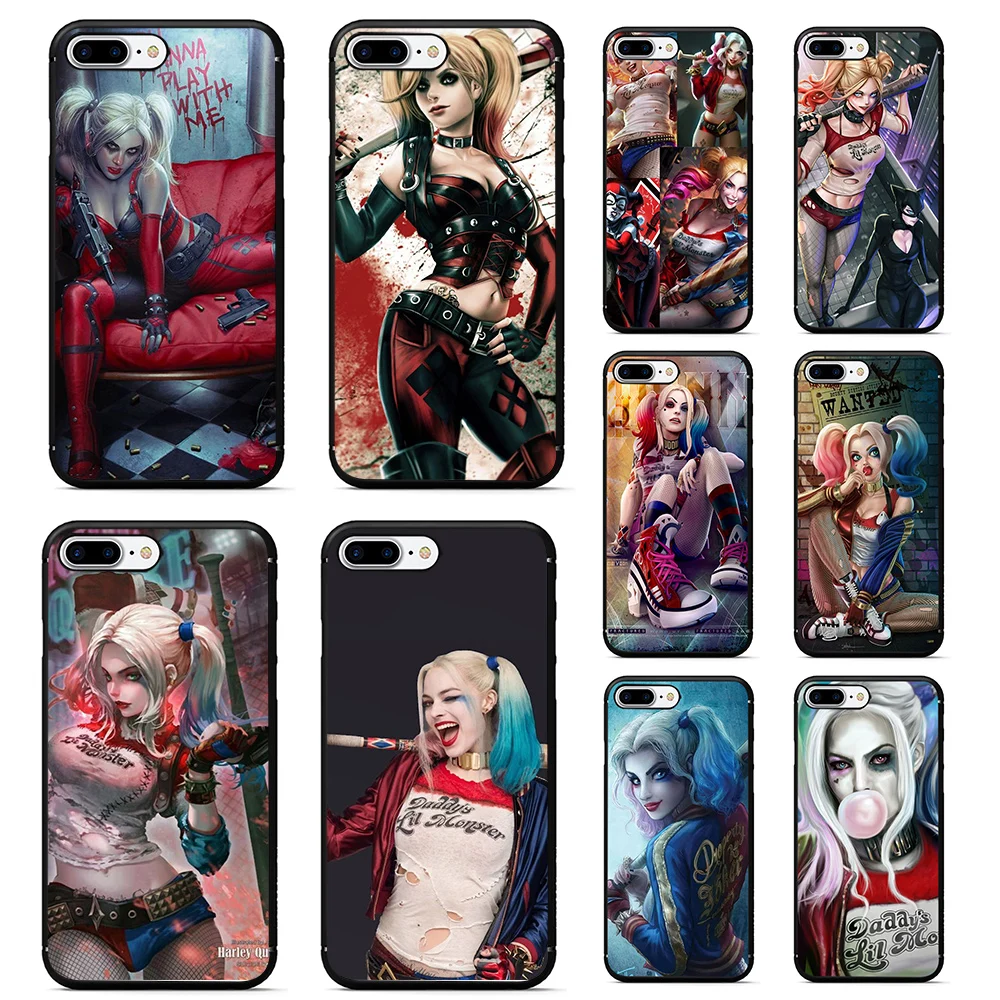 Чехол для телефона из мягкого ТПУ Harley Quin чехол iphone 7 plus 8 6 6s X XR XS MAX | Мобильные
