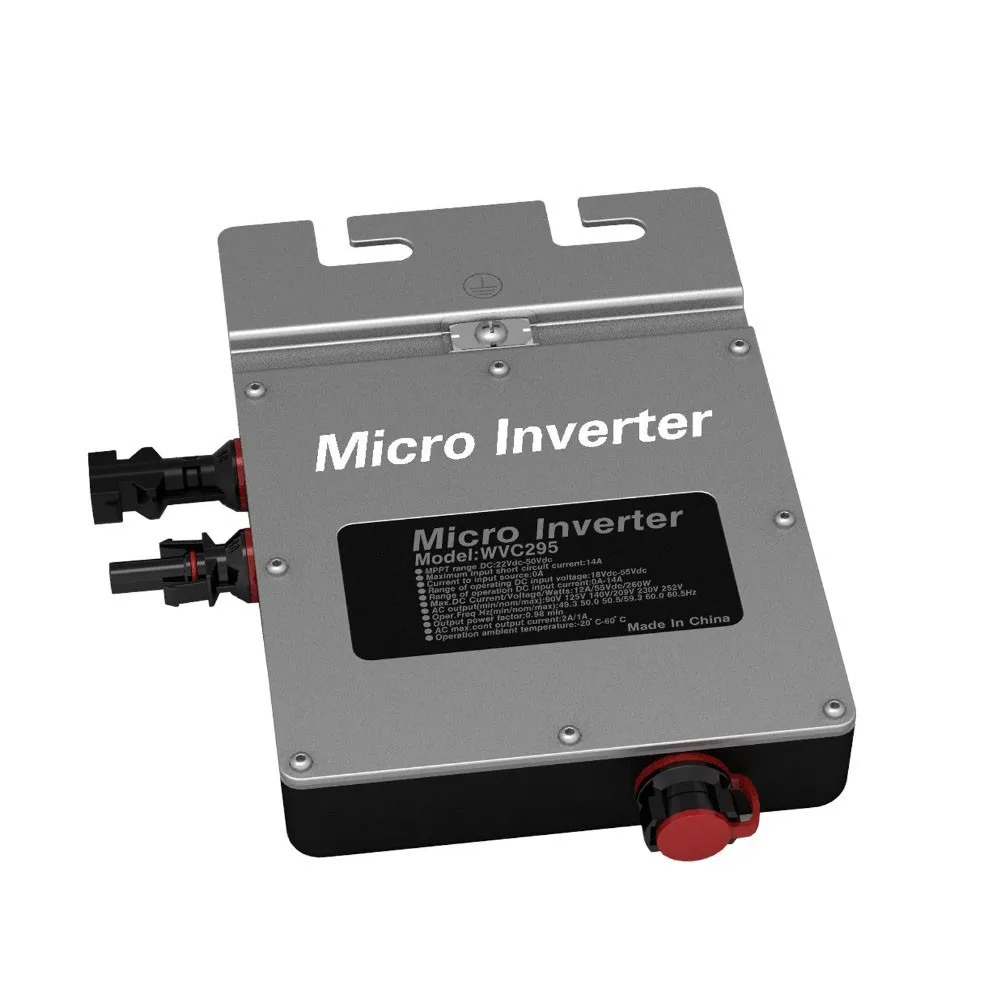 Waterproof WVC295 260W Grid Tie Solar Power Micro Inverter Pure Sine Wave with Line Communications function | Обустройство дома