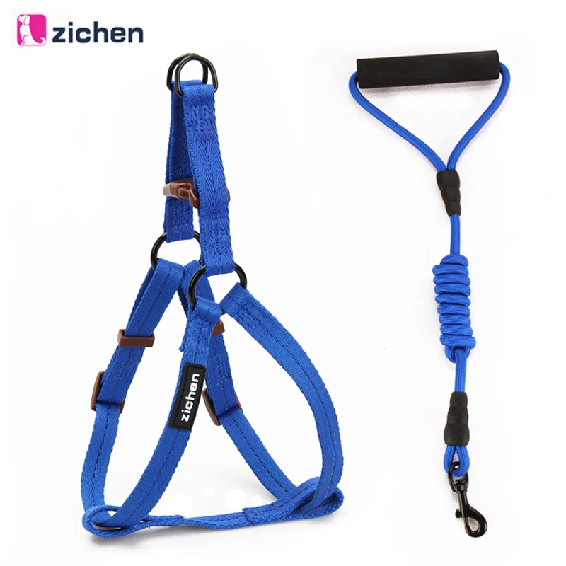 Набор поводков для домашних животных Регулируемый мягкий нейлоновый ошейник