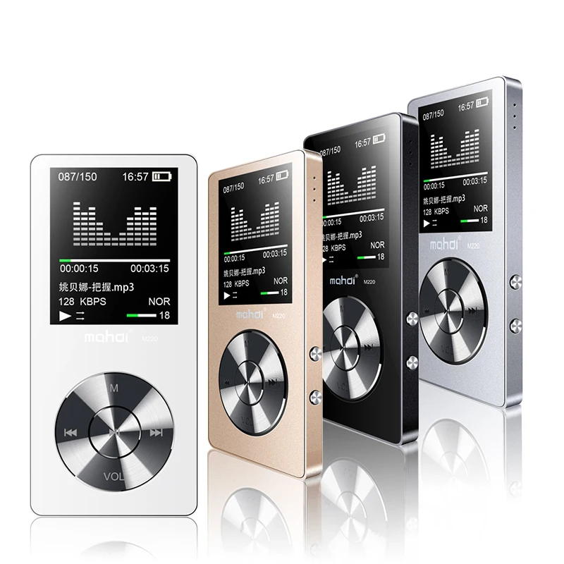 Махди M220 Металл Мини MP3 Hi Fi цифровой аудиоплеер черный Портативный автомобиля