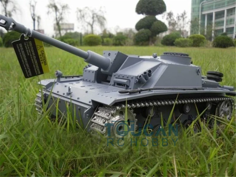 HengLong 1/16 масштаб модернизированная металлическая Версия Немецкий Stug III RTR радиоуправляемая модель танка 3868 TH00047