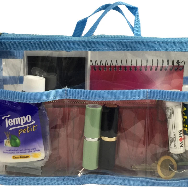 DDI 1980740 Handbag Organizer - Clear/Light Blue Case of 20 |