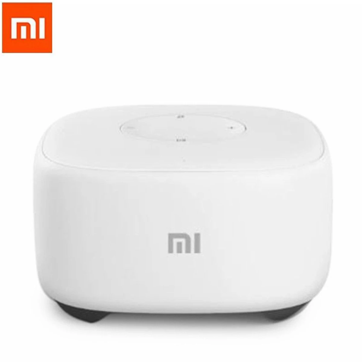 Белый 2,4G Wifi xiaomi Мини Bluetooth динамик умный голос беспроводной портативный динамик с микрофоном умный дом контроллер - Цвет: Белый