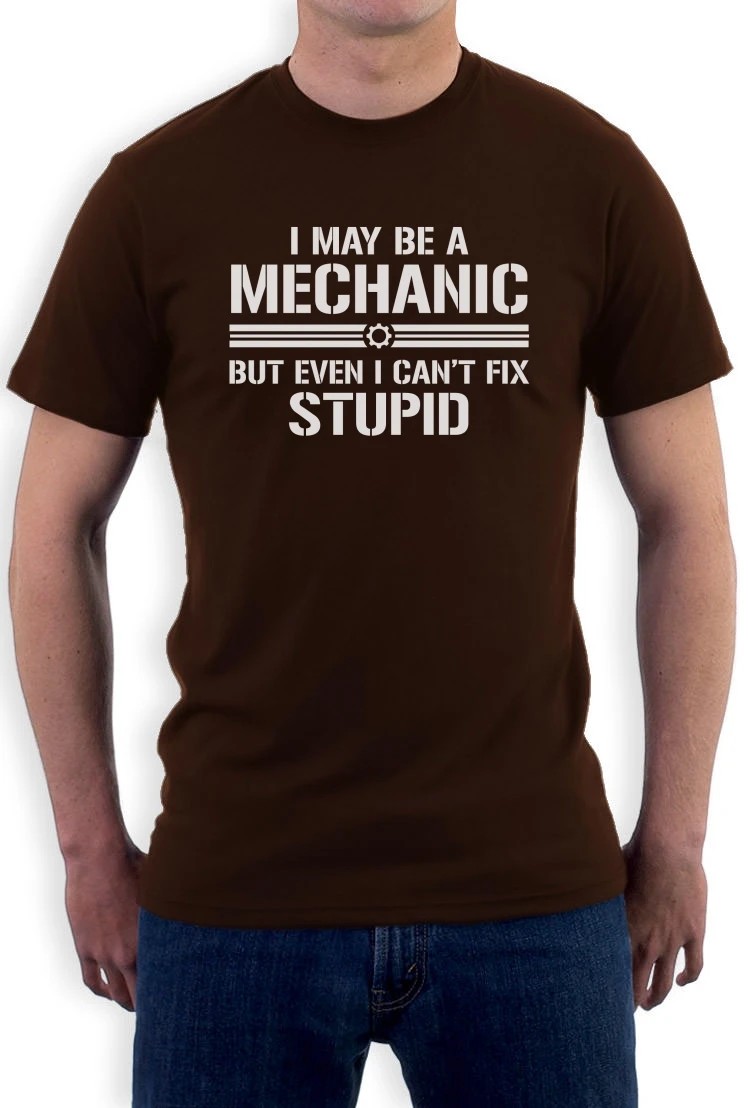 

Mechanic Fix Everything T-Shirt Funny Birthday Gift Father's Day Tee TShirt Tee-A851