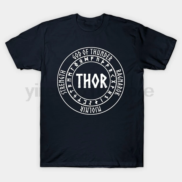 Футболка Thor Norse God с рунами of Thunder|Мужские футболки| |