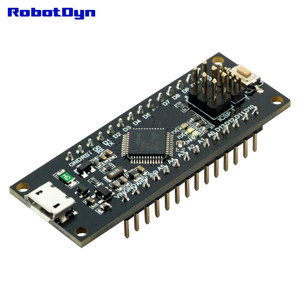 SAMD21 M0 Mini. 32 битный процессор ARM Cortex ядро. Спаянные штифты. Совместимость с Arduino Zero M0.