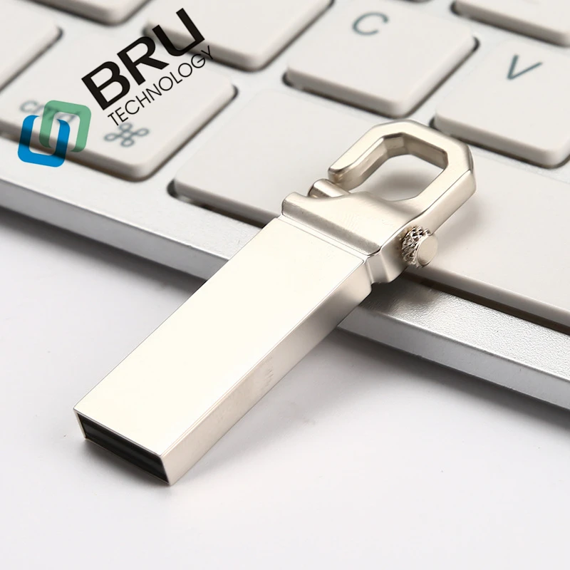 BRU USB флэш-накопитель 128M512M1GB2GB водонепроницаемый флеш-накопитель металлическая