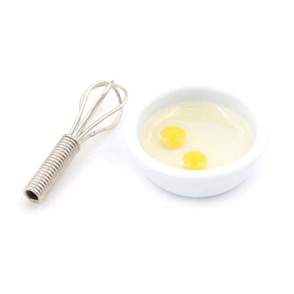 Венчик и чаша в форме яйца искусственные игрушки масштаб 1:12 миниатюрный