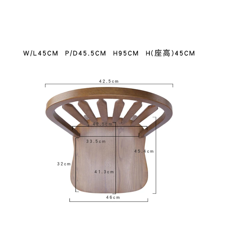 Луи модные обеденные стулья из цельного дерева Виндзор домашний Американский