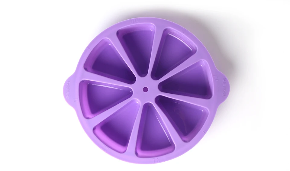 Shebaking 8 отверстий выпечка плесень 3D круглая силиконовая форма для пирога Плесень DIY маффины с помадкой хлеб торт сковорода форма для выпечки Кухня кондитерский инструмент