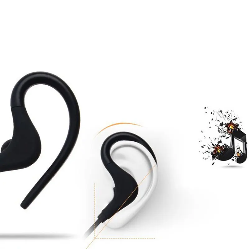 BT-1, спортивные Bluetooth наушники, Беспроводная стереогарнитура, ушные крючки, устойчивое к поту, Hifi наушники-вкладыши с микрофоном для iPhone, Android