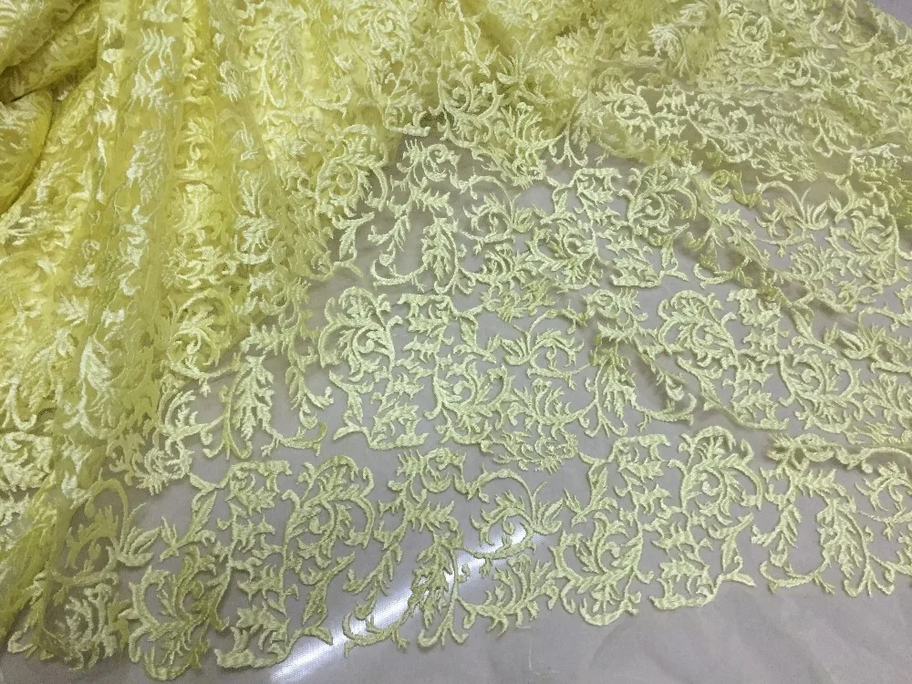 2016 Красный Вышивка конструкции полиэстер кружева африканских тюль последние