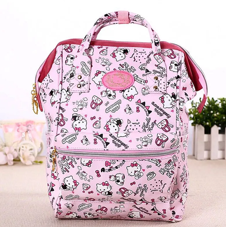 Милый hello kitty рюкзак сумка школьные сумки кошелек yey-6601