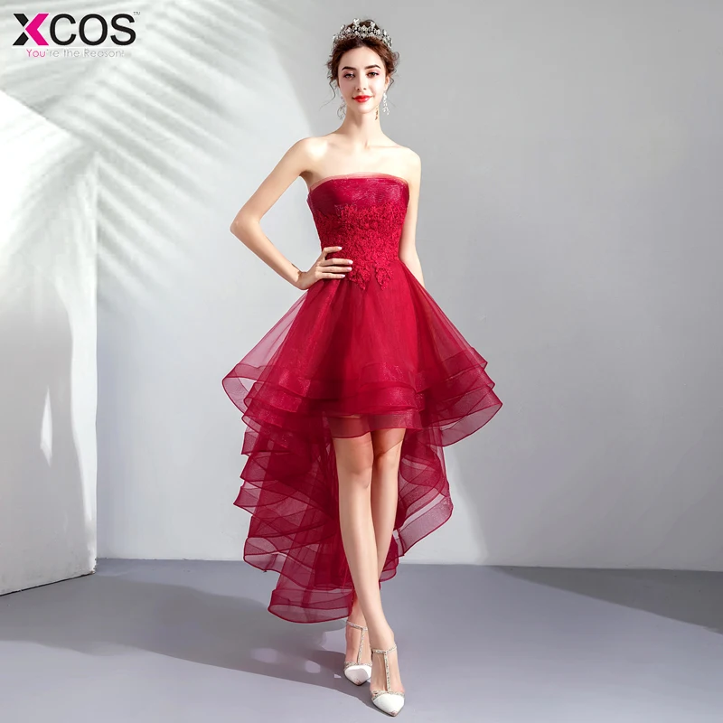 Vestidos de graduacion 2019 красные платья для выпускного вечера Короткие Коктейльные