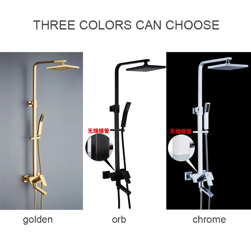 Onyzpily Chrome Golden Shower Faucets Set Brass 5-way All-copper Mixer Tap SPA Massage Jets Bidet Bath | Обустройство дома