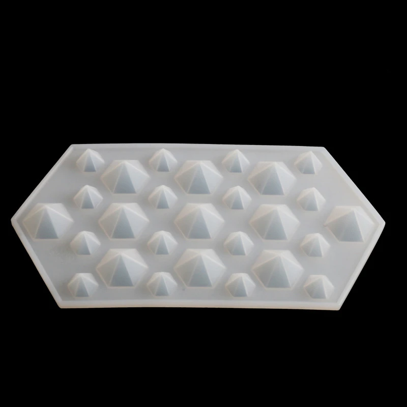 Aomily 3D Diamonds Shaped Silicon Artwork Chocolate Jelly Candy Cake Bakeware Mold DIY Pastry Bar Ice Block Soap Mould Baking | Дом и сад