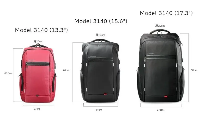 Kingsons брендовый рюкзак для ноутбука 1", 15,6", ноутбук 1", 14", 15," Компьютерная сумка, бизнес, офисный работник, Прямая