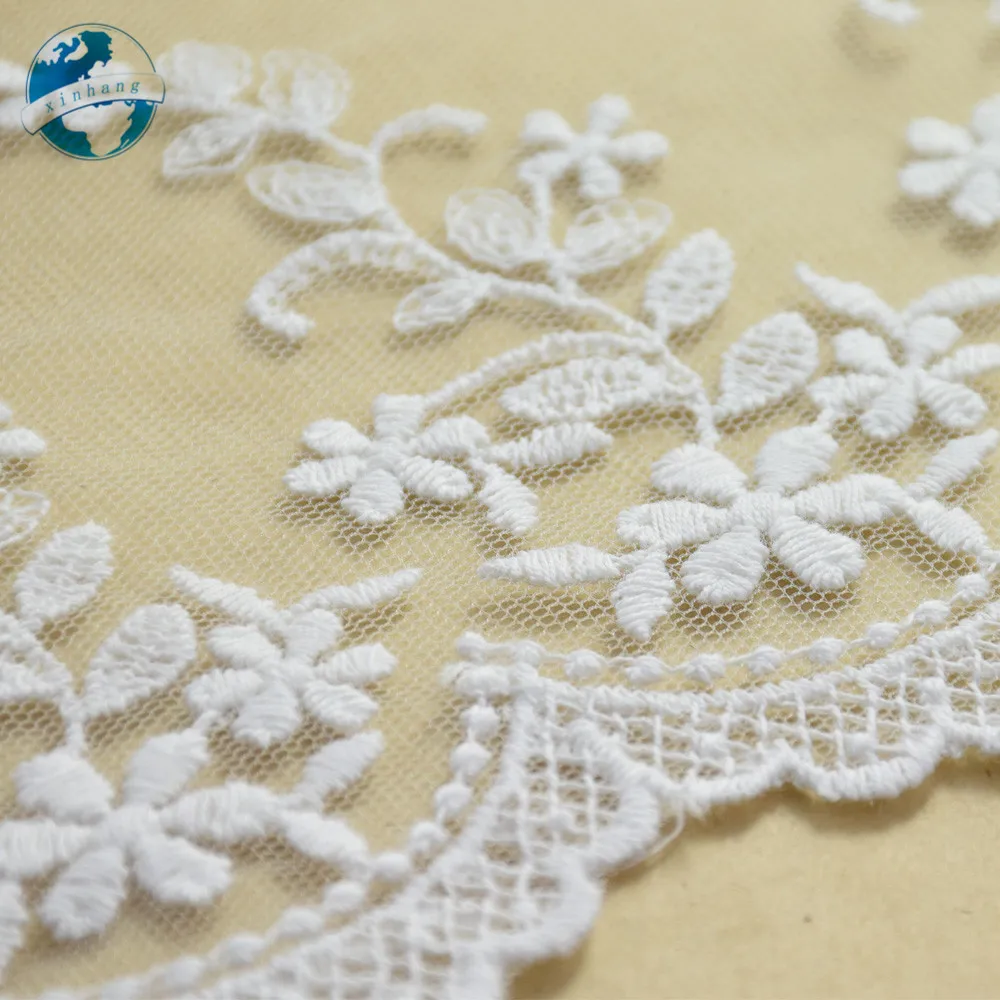 3 ярдов 15 см белые гипюровые ленты для шитья с вышивкой кружевная отделка или