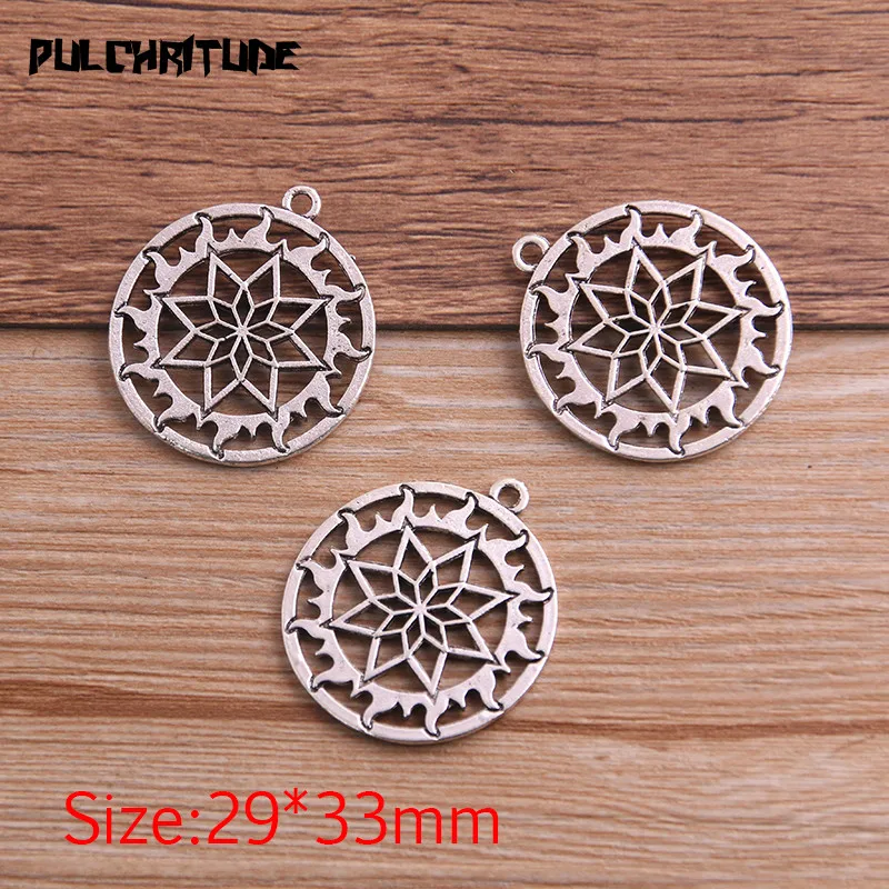 4 шт. подвески в виде лотоса 29 х33 мм | Украшения и аксессуары