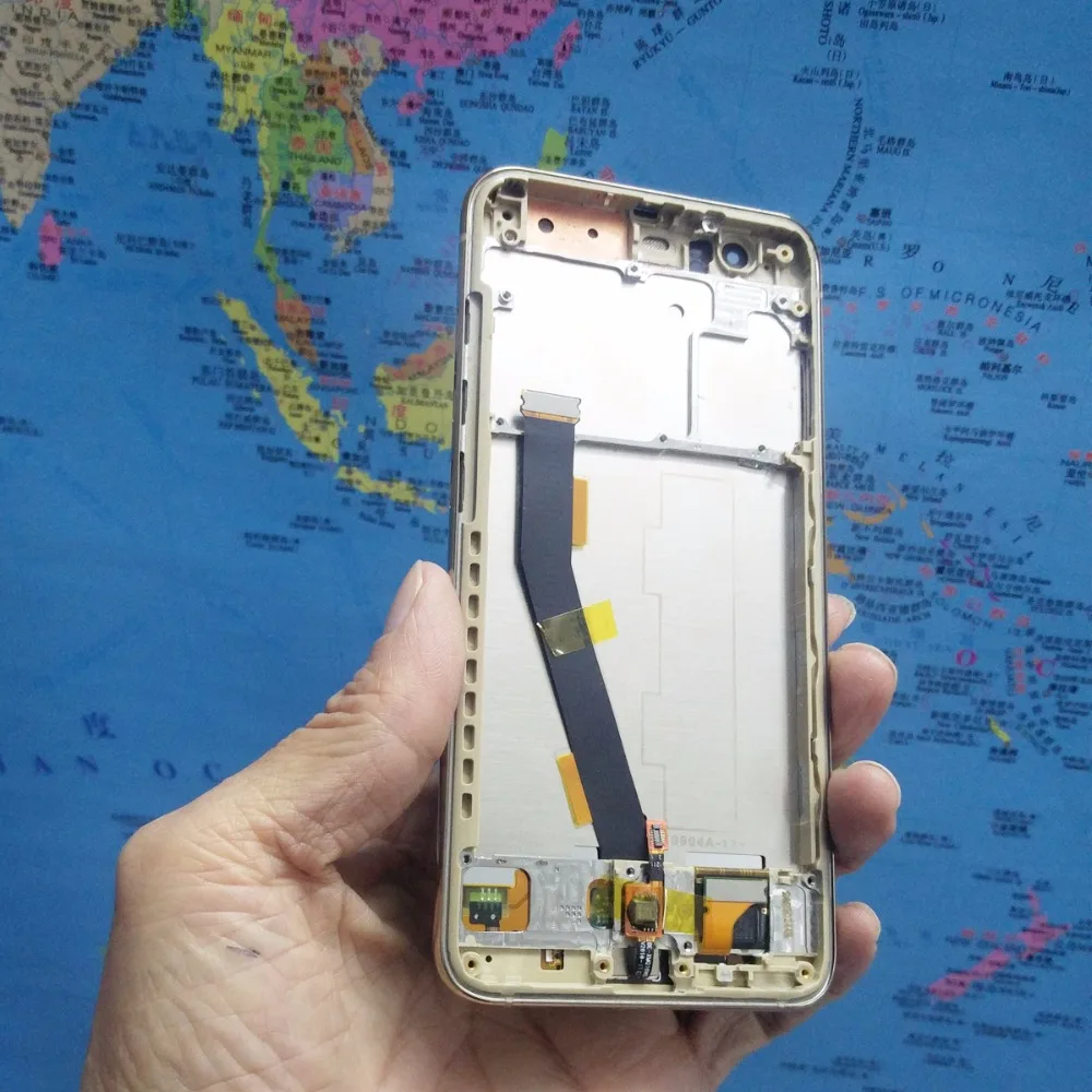 Nice quality For XIAOMI Mi6 LCD Display Mi 6 Touch Screen + Front-Mounted Fingerprint Digitizer Assembly 5.15&quot with / no frame |