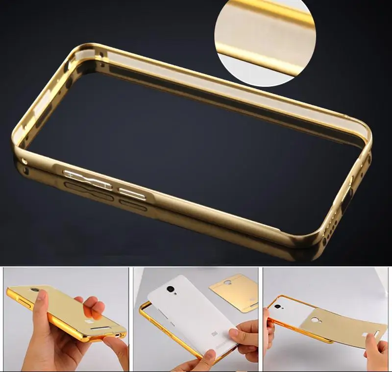 Роскошный металлический алюминий для Meizu M2 Примечание meilan Note2 Чехол Съемный +