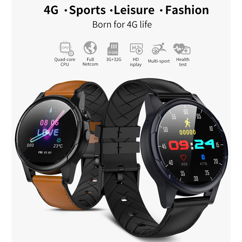696X361 4G LTE Android 7 1 Смарт часы 6 дюймов Большой экран круглый WiFi gps сим карта Smartwatch