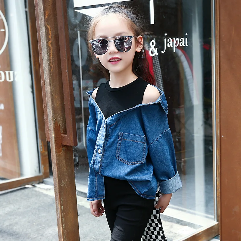 Новинка осени 2017 уличный тренд хлопковое Ковбойское пальто с открытыми плечами