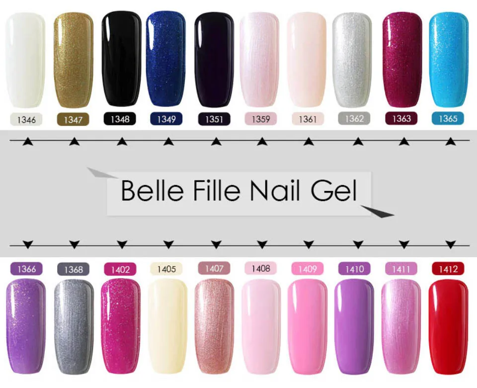 BELLE FILLE 10 мл гель лак для ногтей Vernis полу постоянными УФ Mutil Lucky Цвет Книги по
