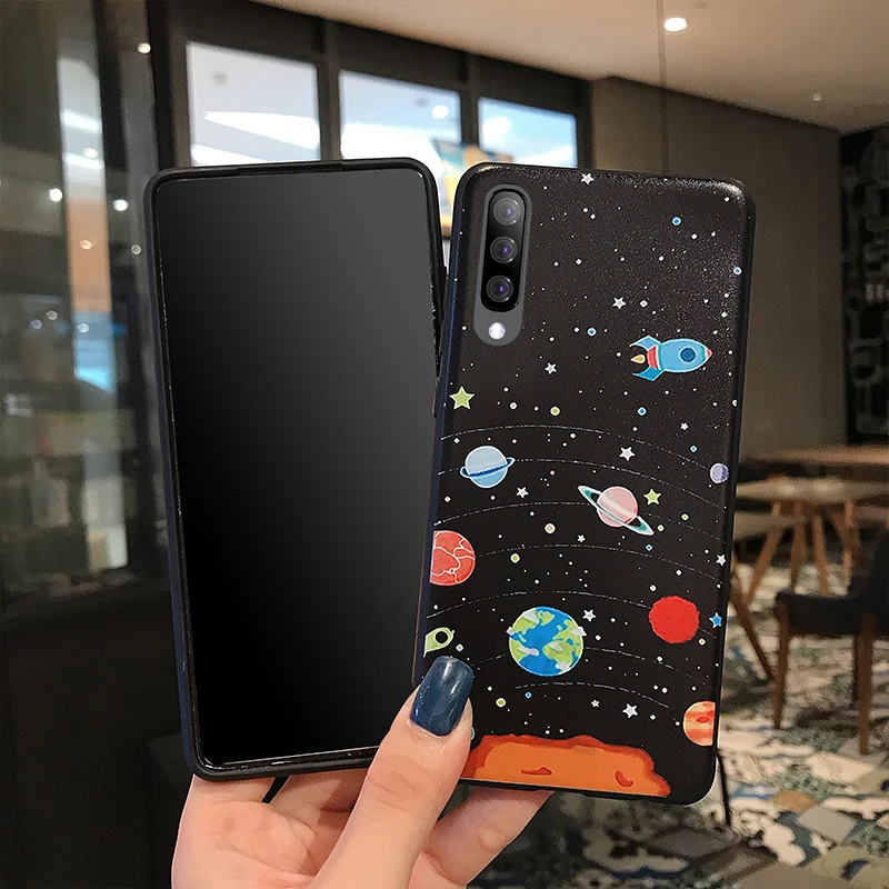 Силиконовые чехлы для samsung Galaxy A5 A3 J3 J5 J7 мультфильм милый 3D рельефный чехол для Galaxy S8 S9 A6 A7 A8 плюс J4 J6 J8
