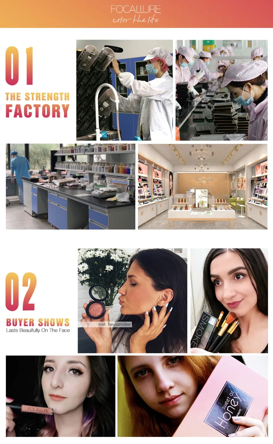 Тени для глаз focallure Pallete красочные пигментированные оттенки палитра Матовая Высокое качество макияж тени для век