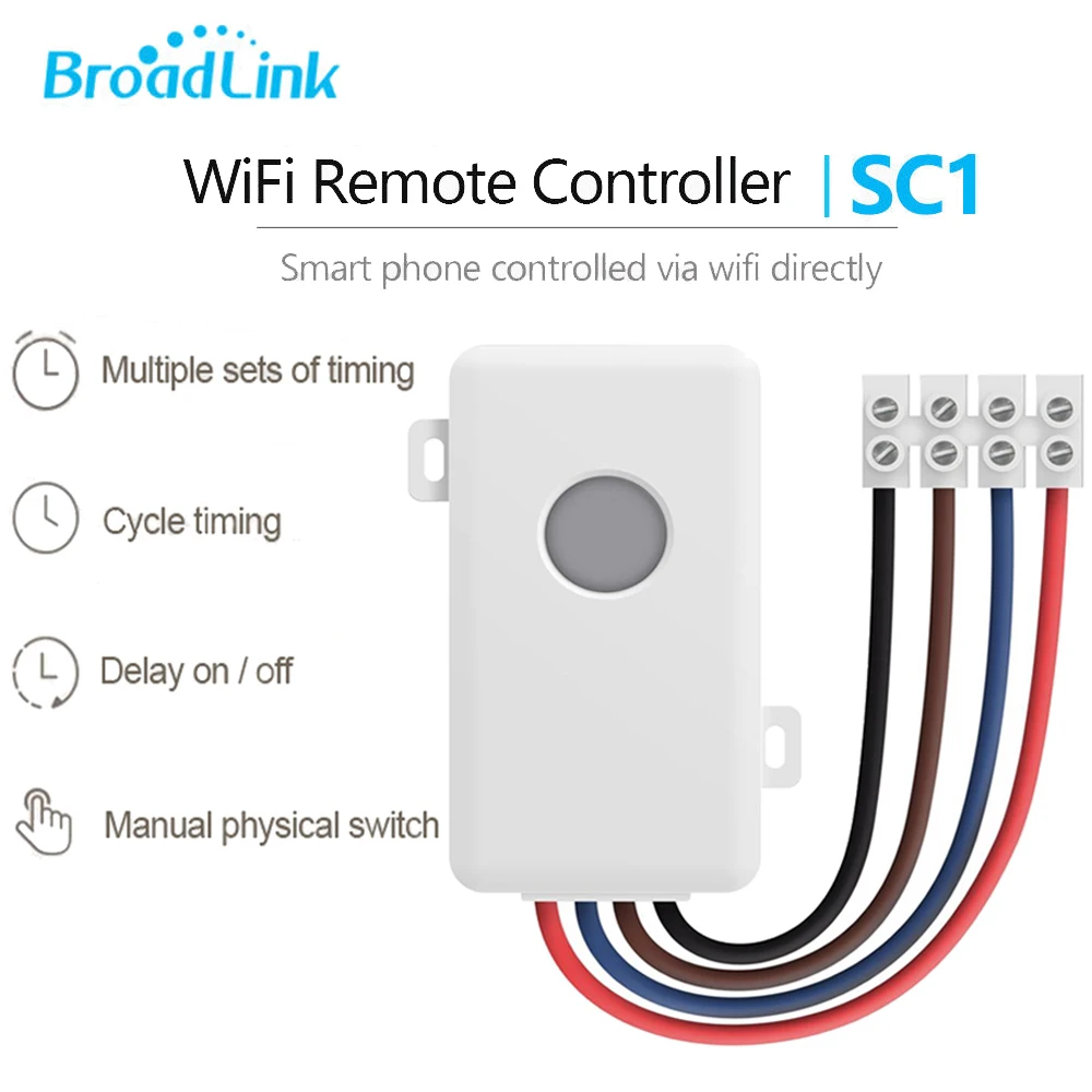 Broadlink умная Wi-Fi розетка SP3 SP3S SC1 комплект для Alexa Google Home IFTTT США ЕС вилка Автоматизация голосовой пульт дистанционного управления
