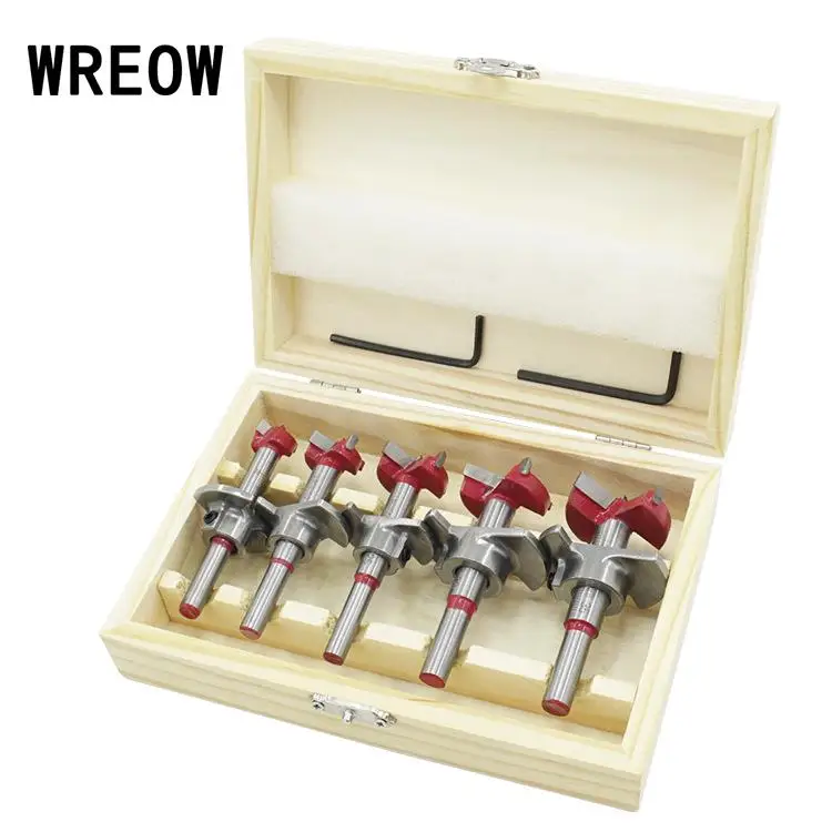 Набор сверл Forstner комплект из 5/1 предметов для работ по дереву с настраиваемыми